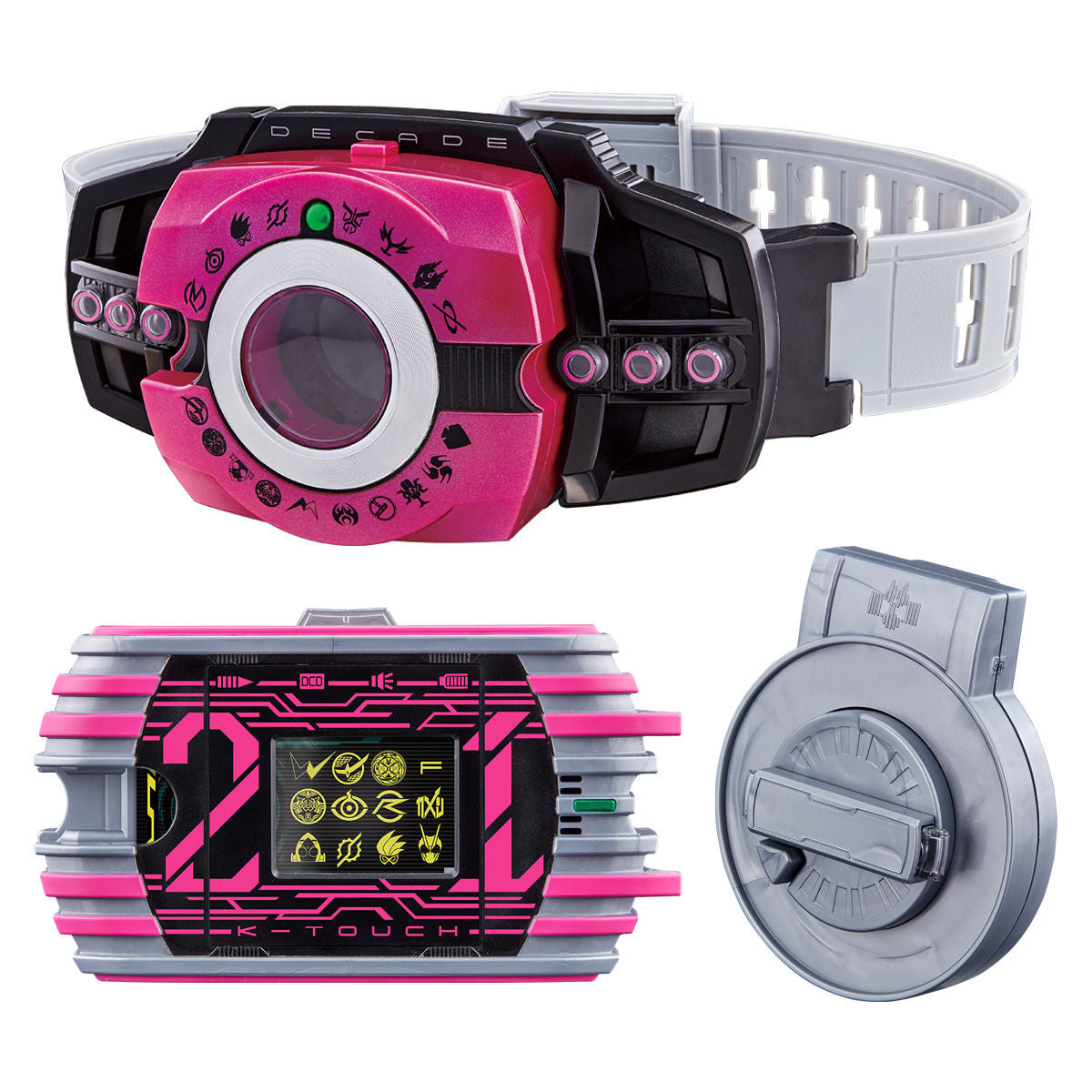 DX Neo Decade Driver and K-Touch 21 Action Figure Set from Rider Time Zi - O vs Decade
