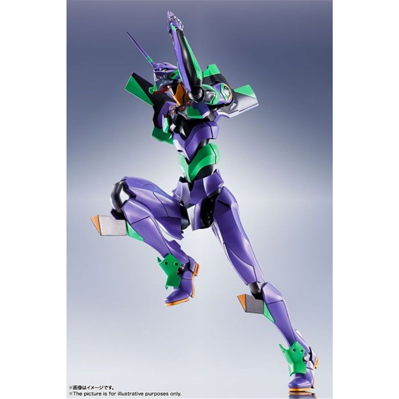 DYNACTION Evangelion Unit 01 with Spear of Cassius in New Color Edition - Collectible Anime Figure