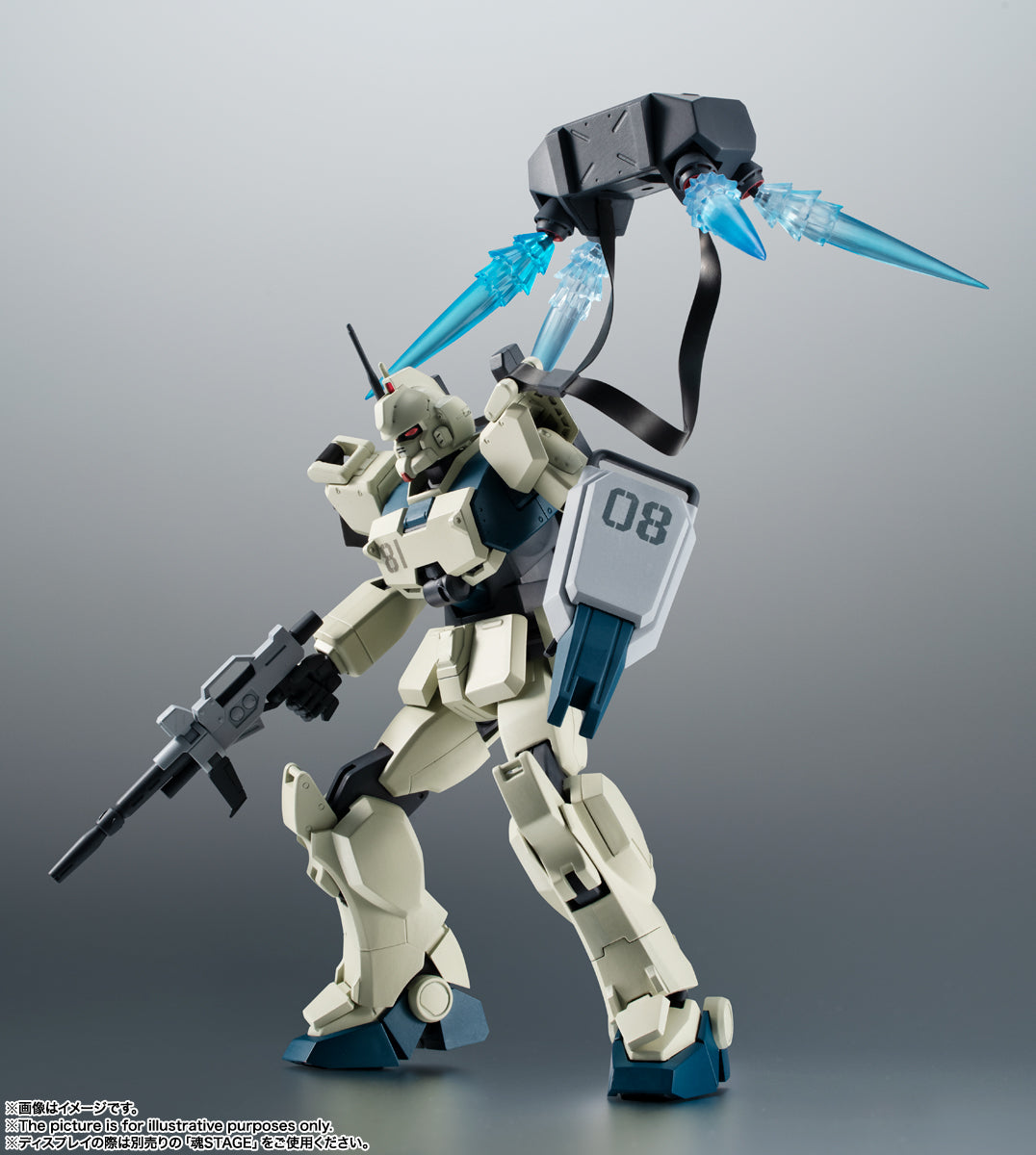 Bandai's Robot Damashii (SIDE MS) Action Figure - RX-79(G) Ez-8 Gundam Ez-8 Version Animated Style