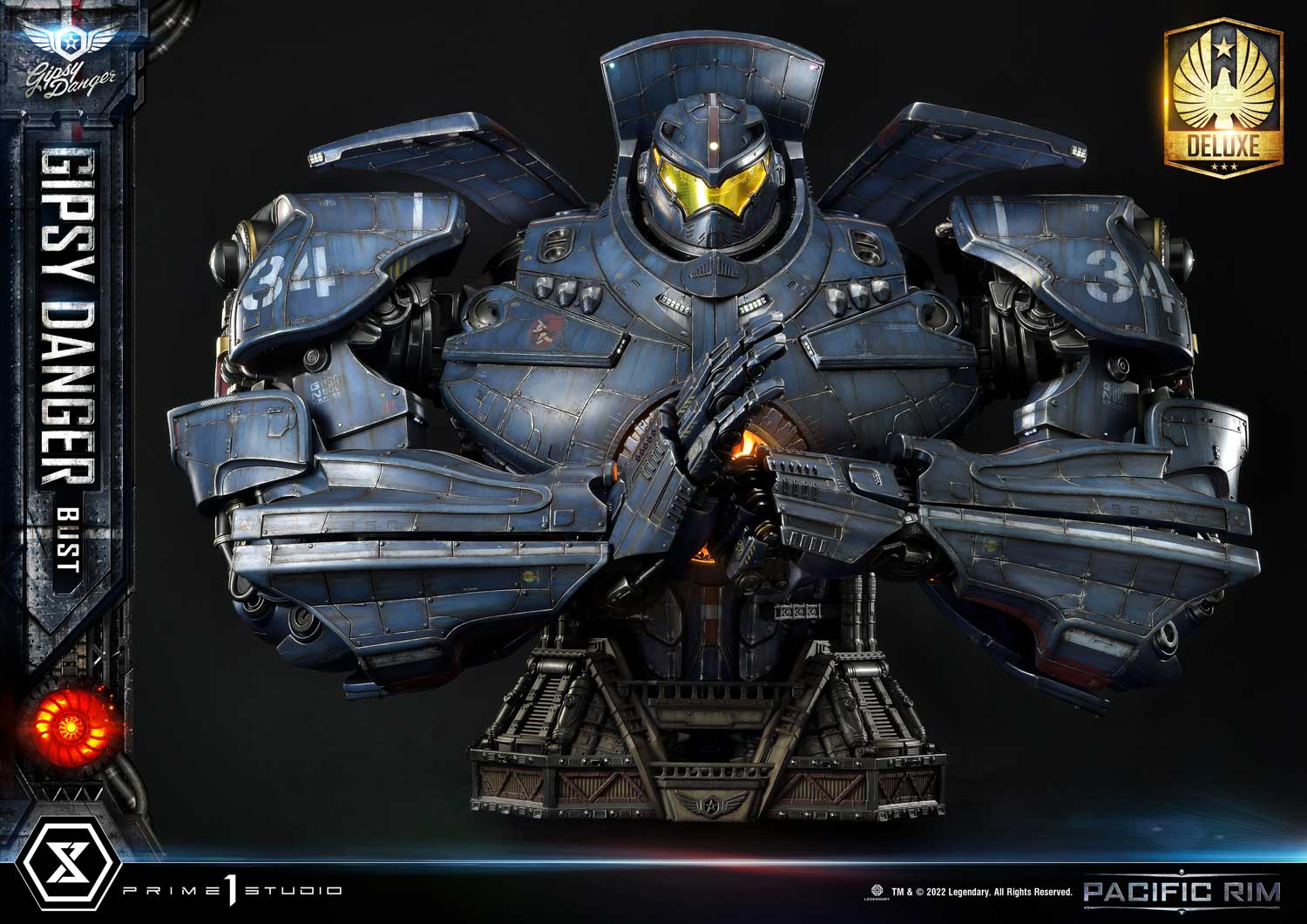 Pacific Rim Gipsy Danger Life - Size Bust Collectible Model