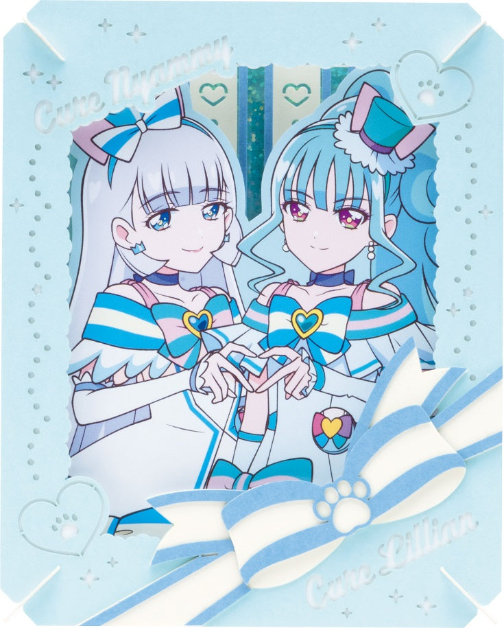 Easy - Assemble Wonderful Precure Character Paper Theater: Cure Nyammy & Cure Lillian