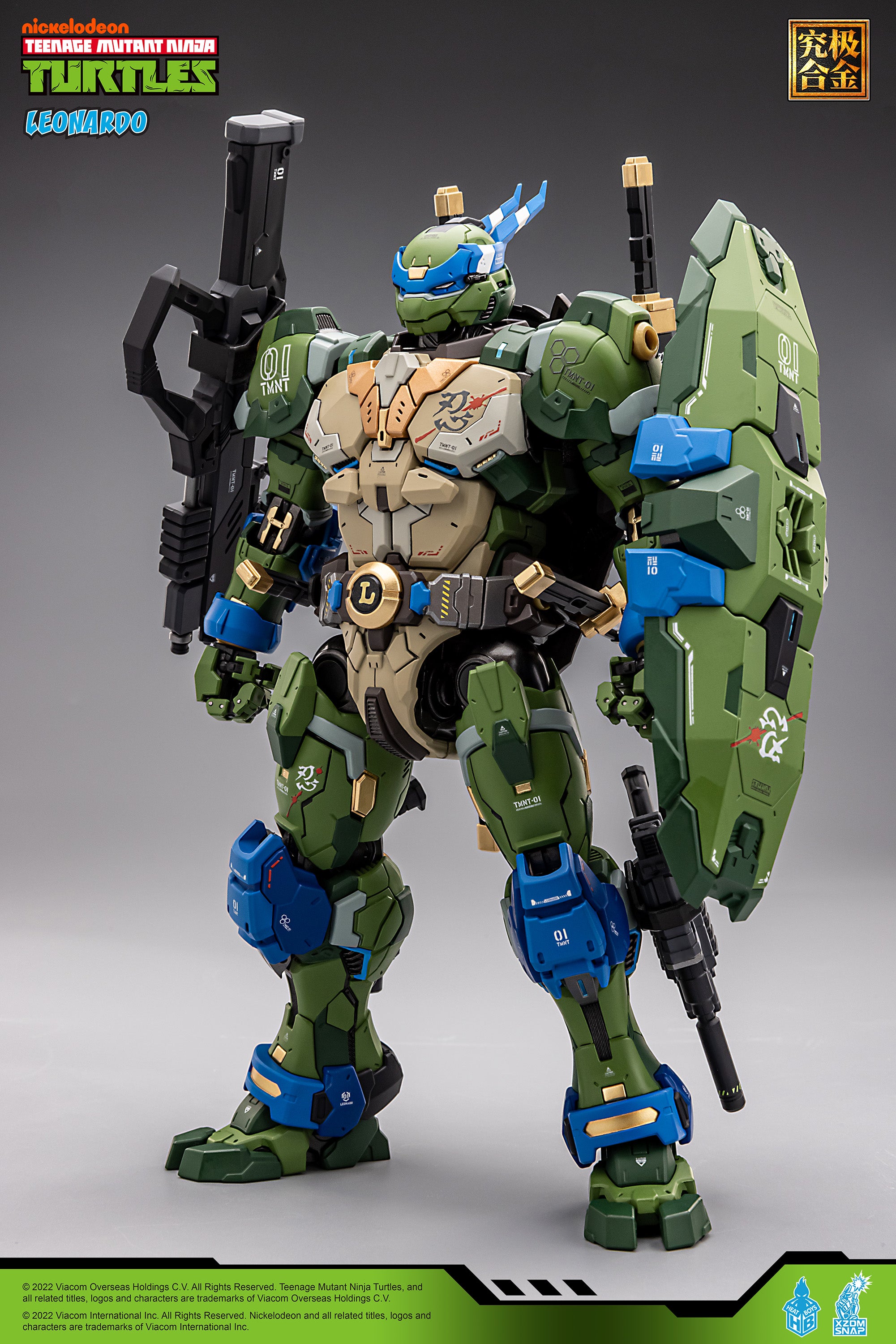 Heatboys Officially Licensed Teenage Mutant Ninja Turtles Mecha Action Figure - Leonardo HB0012