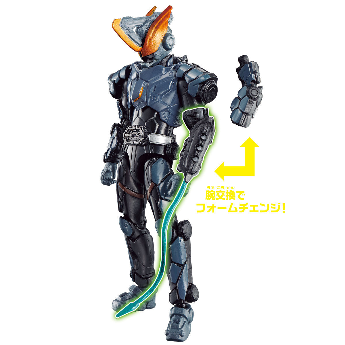 RKF Kamen Rider Buster with Swappable Parts and Dogouken Gekidou