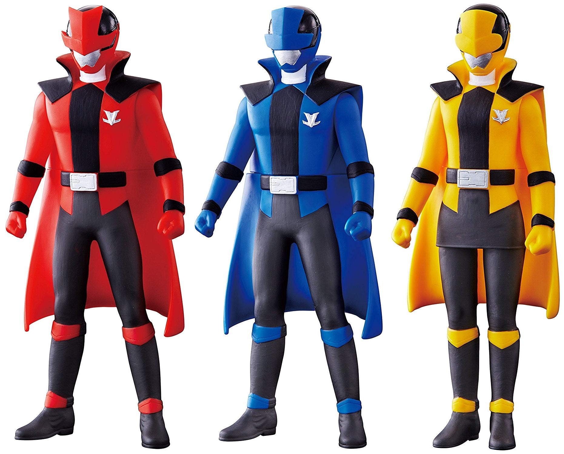 Vinyl Figure Set of Lupinranger Characters