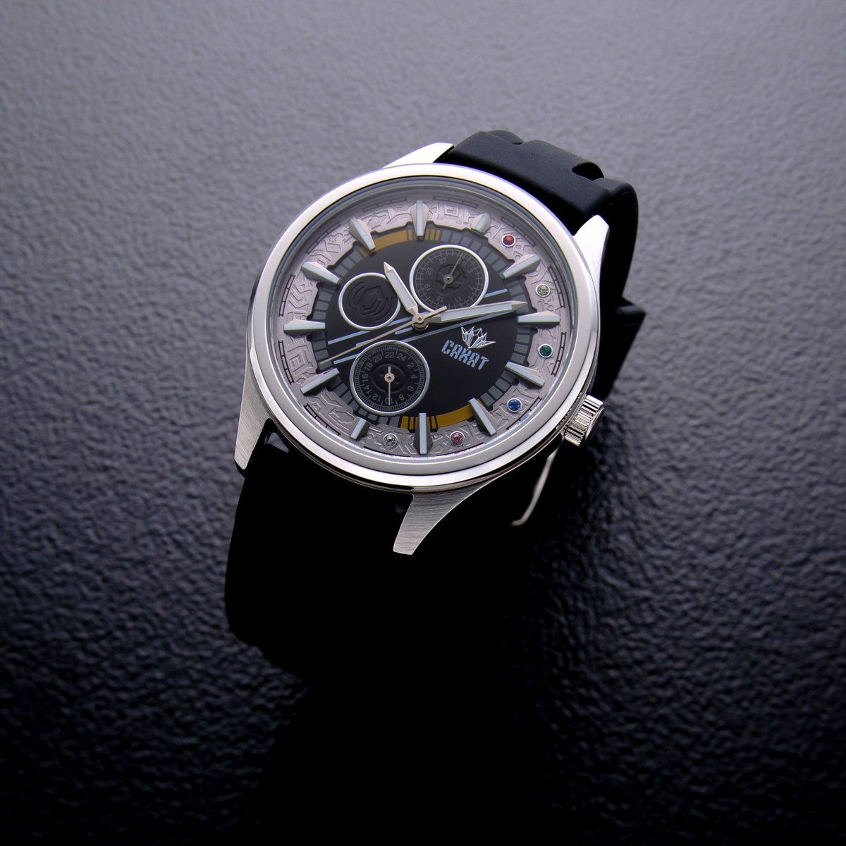 Collectible Mashin Sentai Kiramager Themed Stainless Steel Wristwatch for Fans