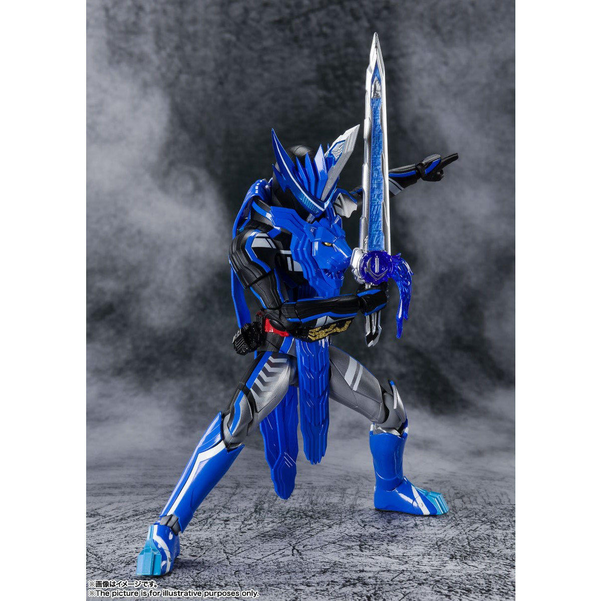 SH Figuarts Action Figure - Kamen Rider Blades Lion Senki Model
