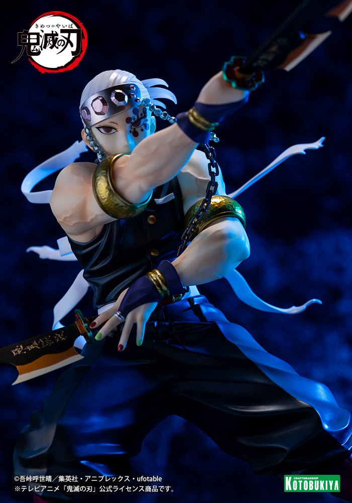 ARTFX J Collectible Statue of Tengen Uzui from Demon Slayer: Kimetsu no Yaiba