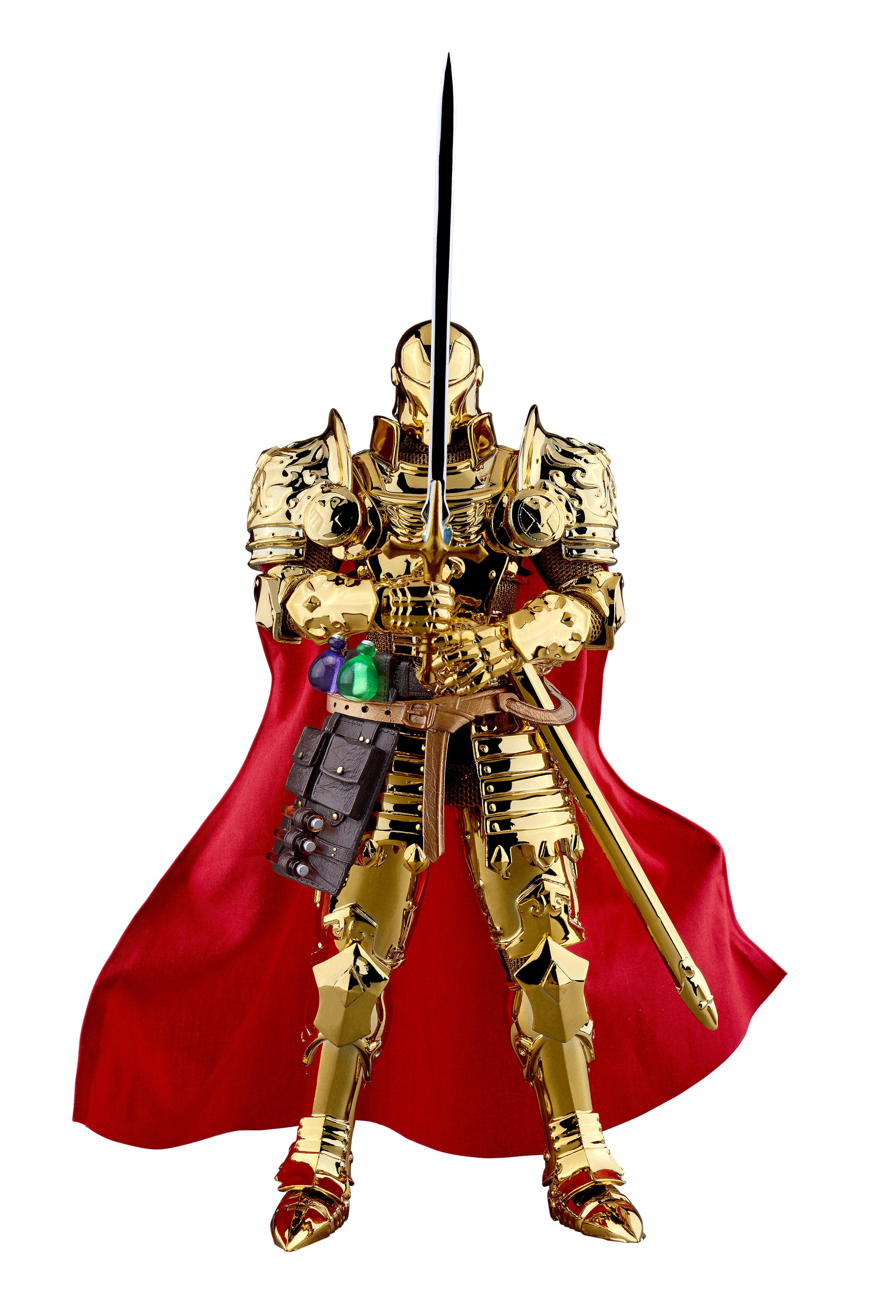 DAH-46SP Exquisite Golden Armor Medieval Knight Iron Man Figure