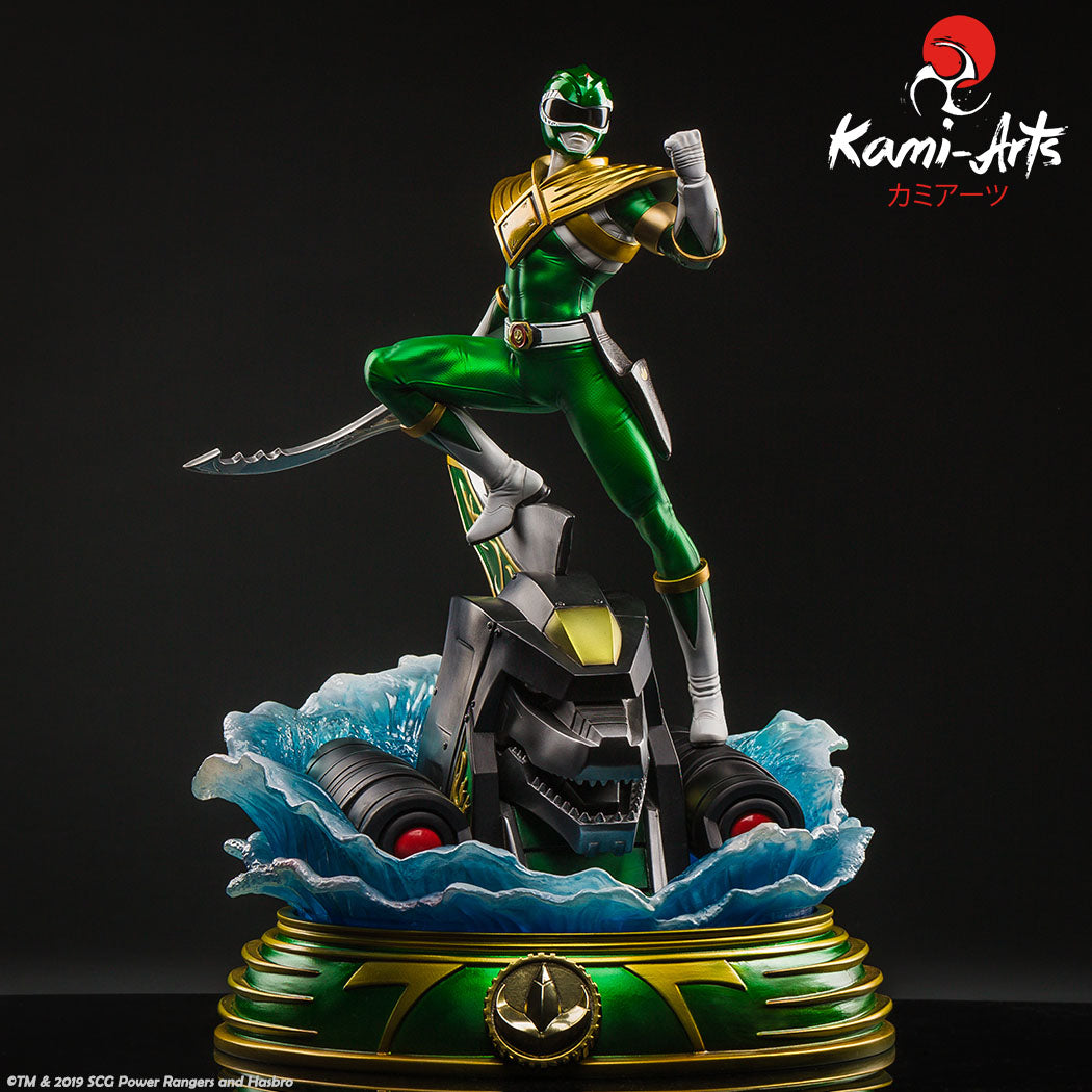 Collectible Kami-Arts 1:6 Scale Mighty Morphin Power Rangers Green Ranger Statue