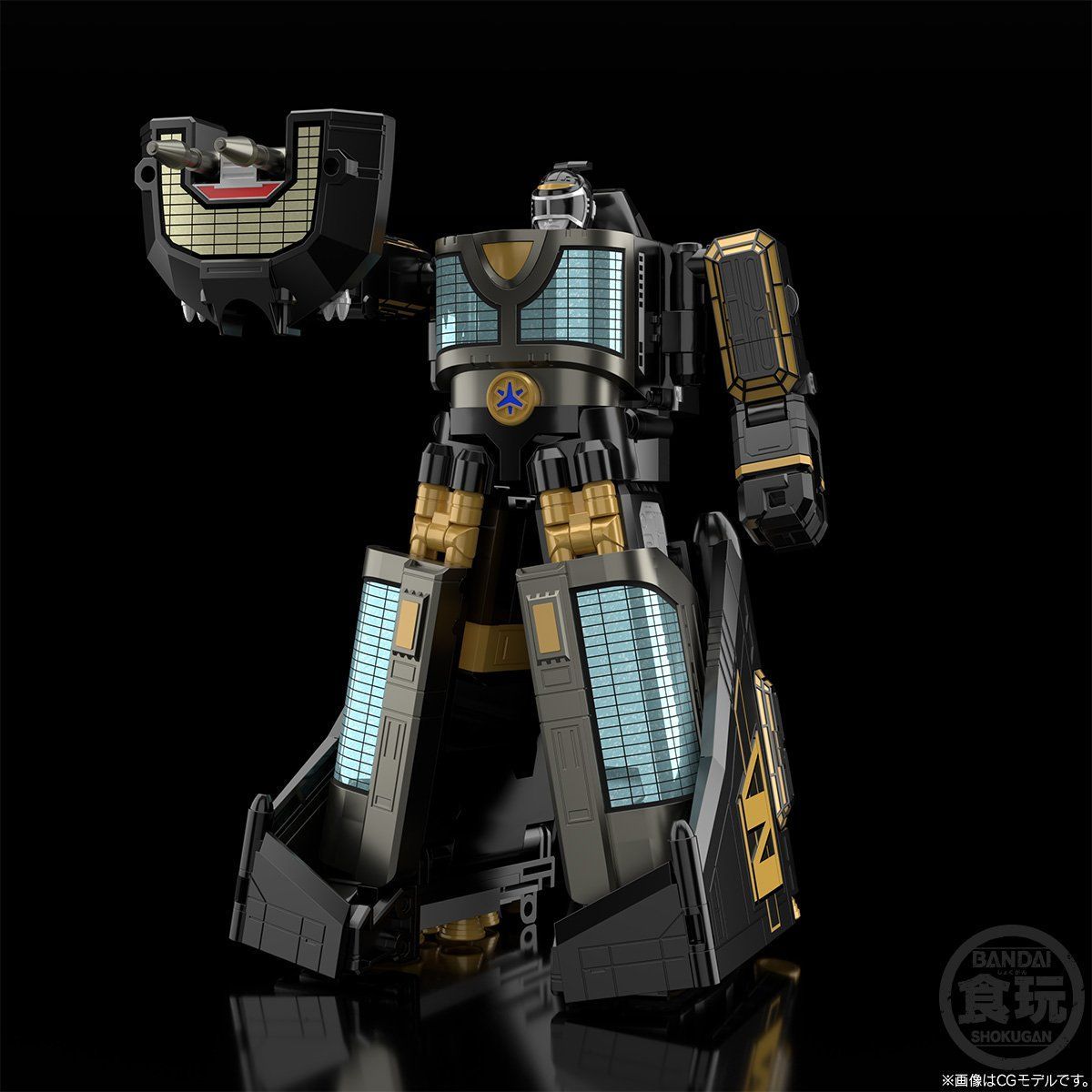Super Miniature Plastic Black Max Victory Robot Action Figure Set