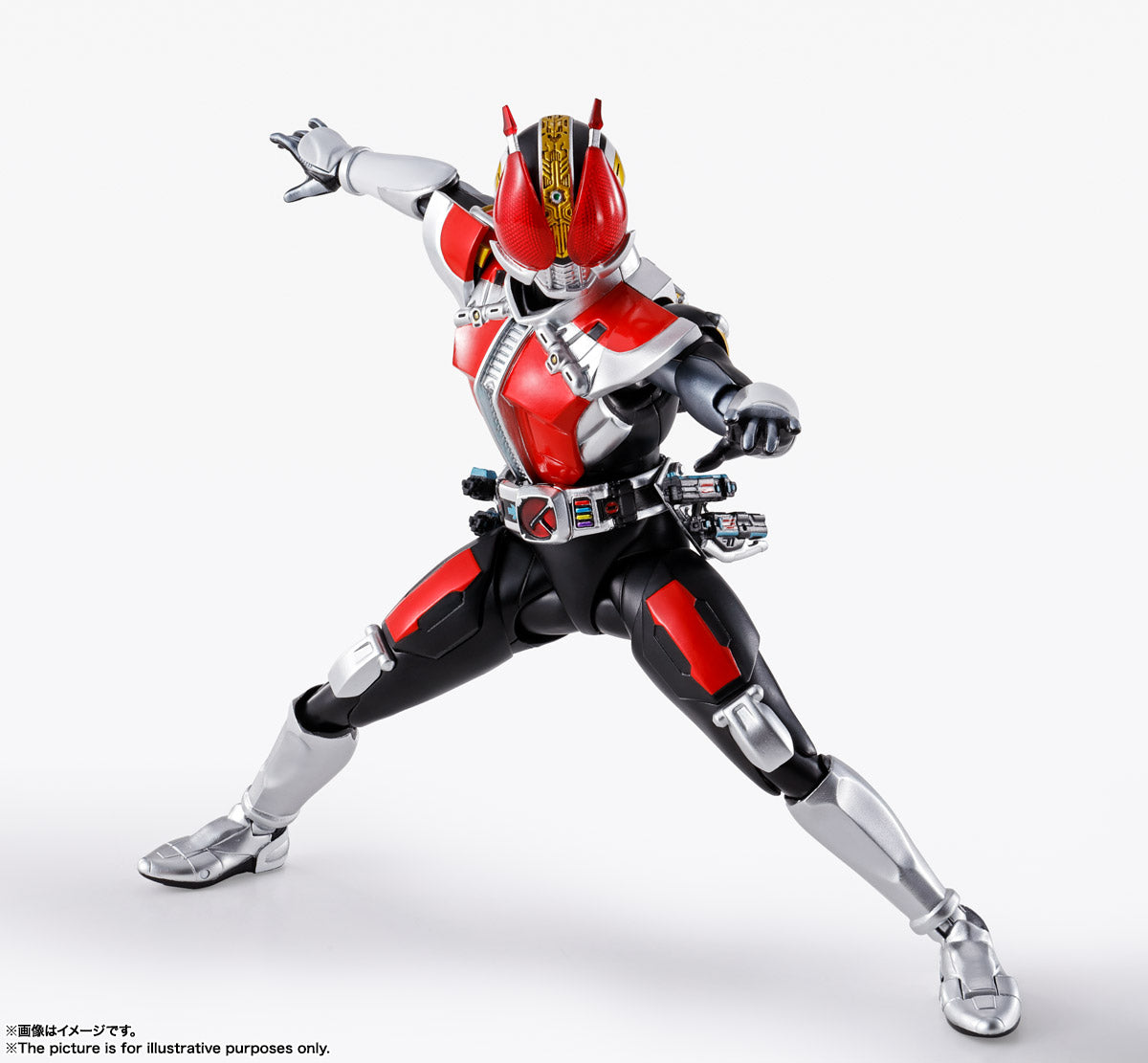 SH Figuarts Action Figure of Kamen Rider Den - O in Sword Form and Gun Form