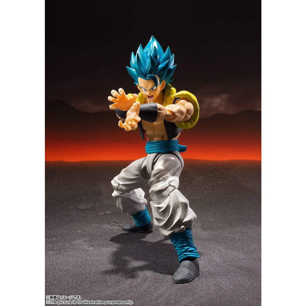 SH Figuarts Collectible Figure of Super Saiyan God Super Saiyan Gogeta