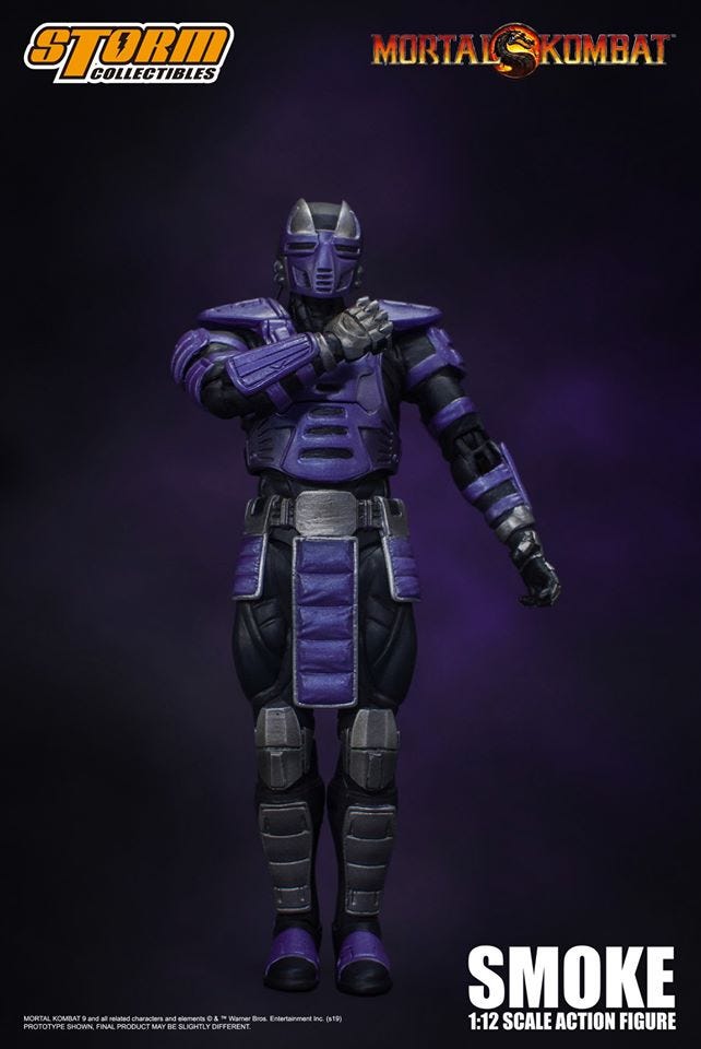 Storm Collectibles New York Comic Con 2019 Smoke Mortal Kombat Action Figure