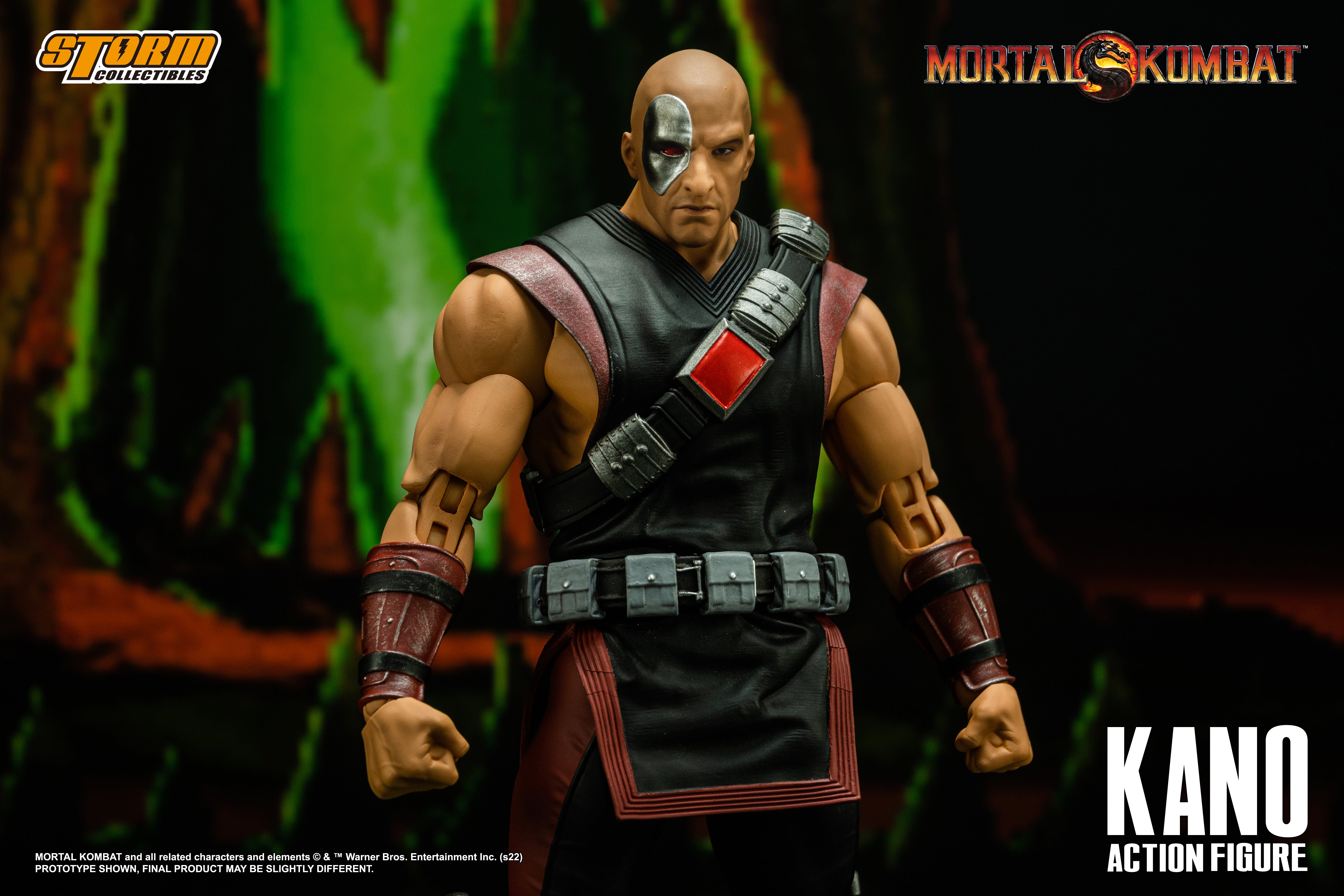Kano Mortal Kombat Storm Highly-Detailed Collectible Action Figure