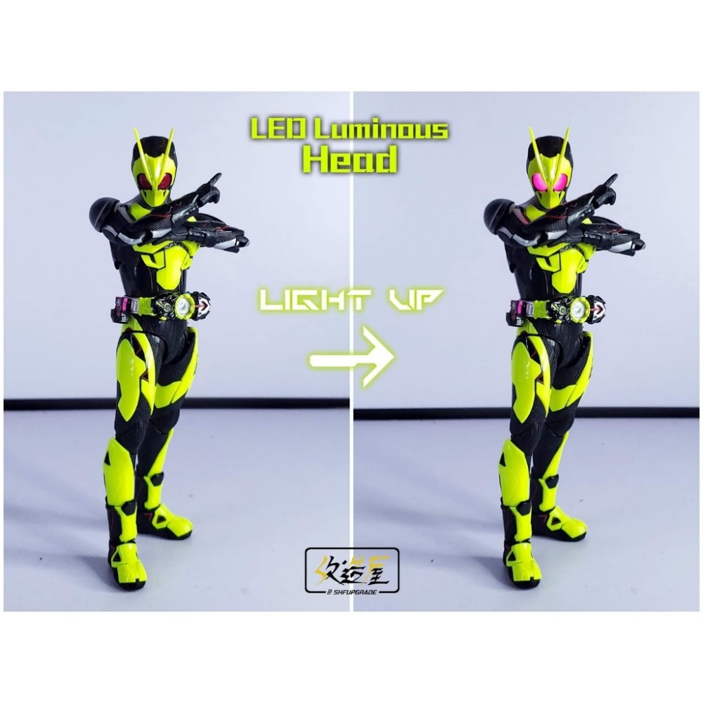 SH Figuarts Collectible Kamen Rider Zero One LED Luminous Replacement Head