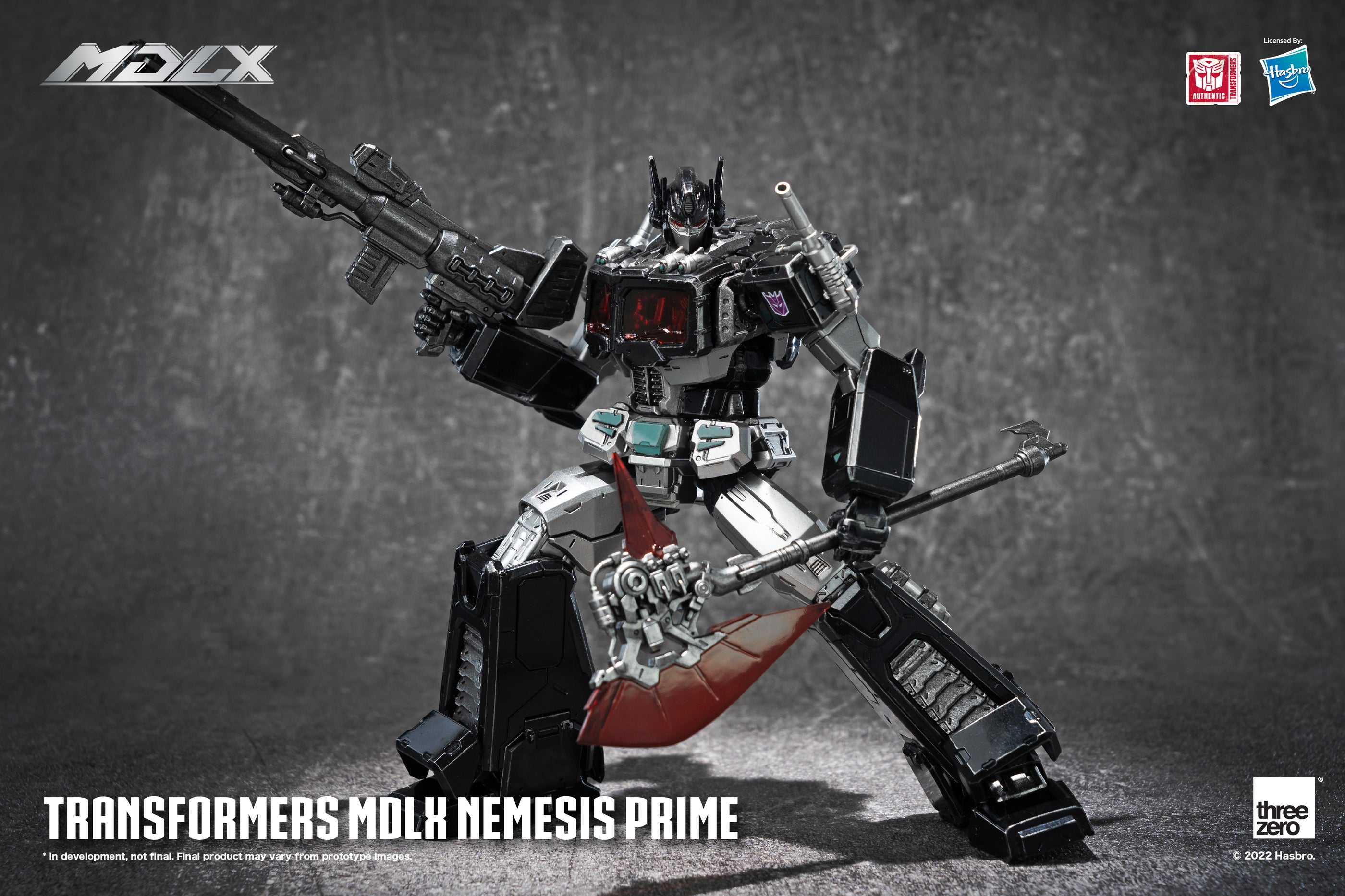 Threezero MDLX Series - 7-Inch Tall Transformers Nemesis Prime Figure
