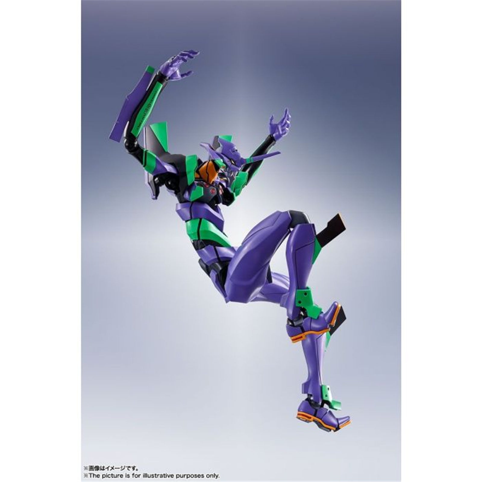 DYNACTION Evangelion Unit 01 with Spear of Cassius in New Color Edition - Collectible Anime Figure