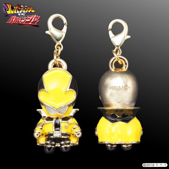 Exquisitely Hand - painted Lupinranger and Patoranger Metal Collectible Charms