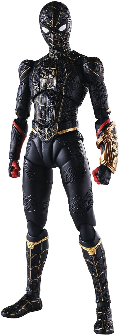 SH Figuarts No Way Home Black & Gold Suit Spider - Man Action Figure