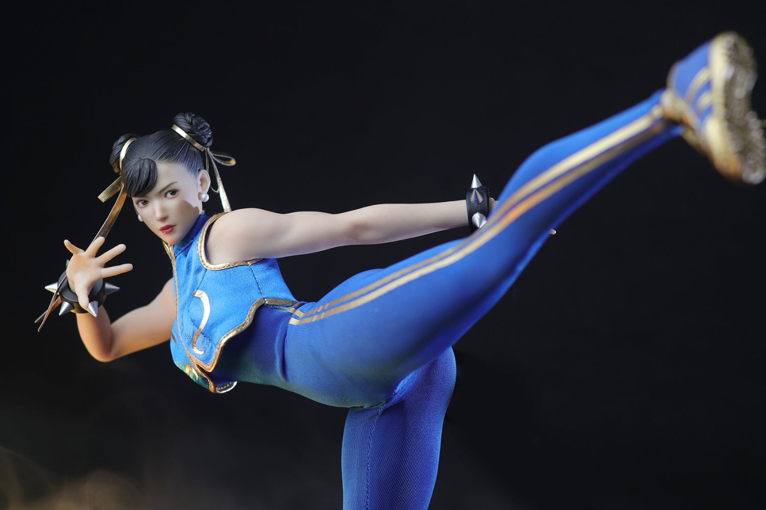 1/6 Scale Collectible Star Man MS - 008B Chun - Li Figure in Blue Jumpsuit
