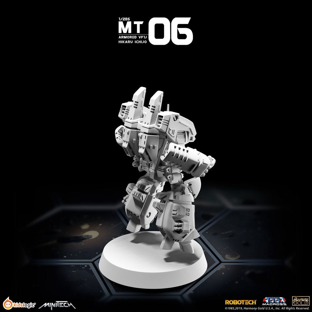 MiniTech MT06 Armored VF - 1J Hikaru Ichijo Version Miniature Model