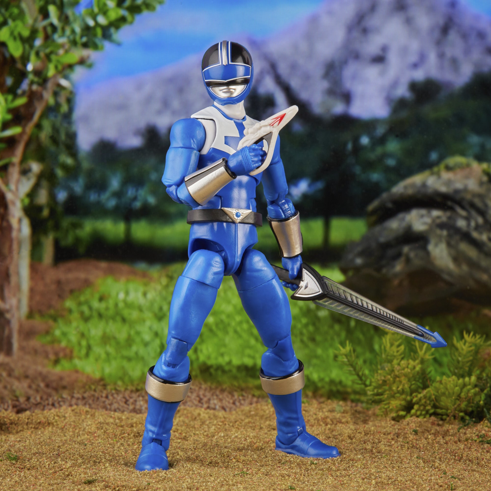 DLX Lightning Collection: Time Force Blue Ranger 6 - inch Figure with Cycle