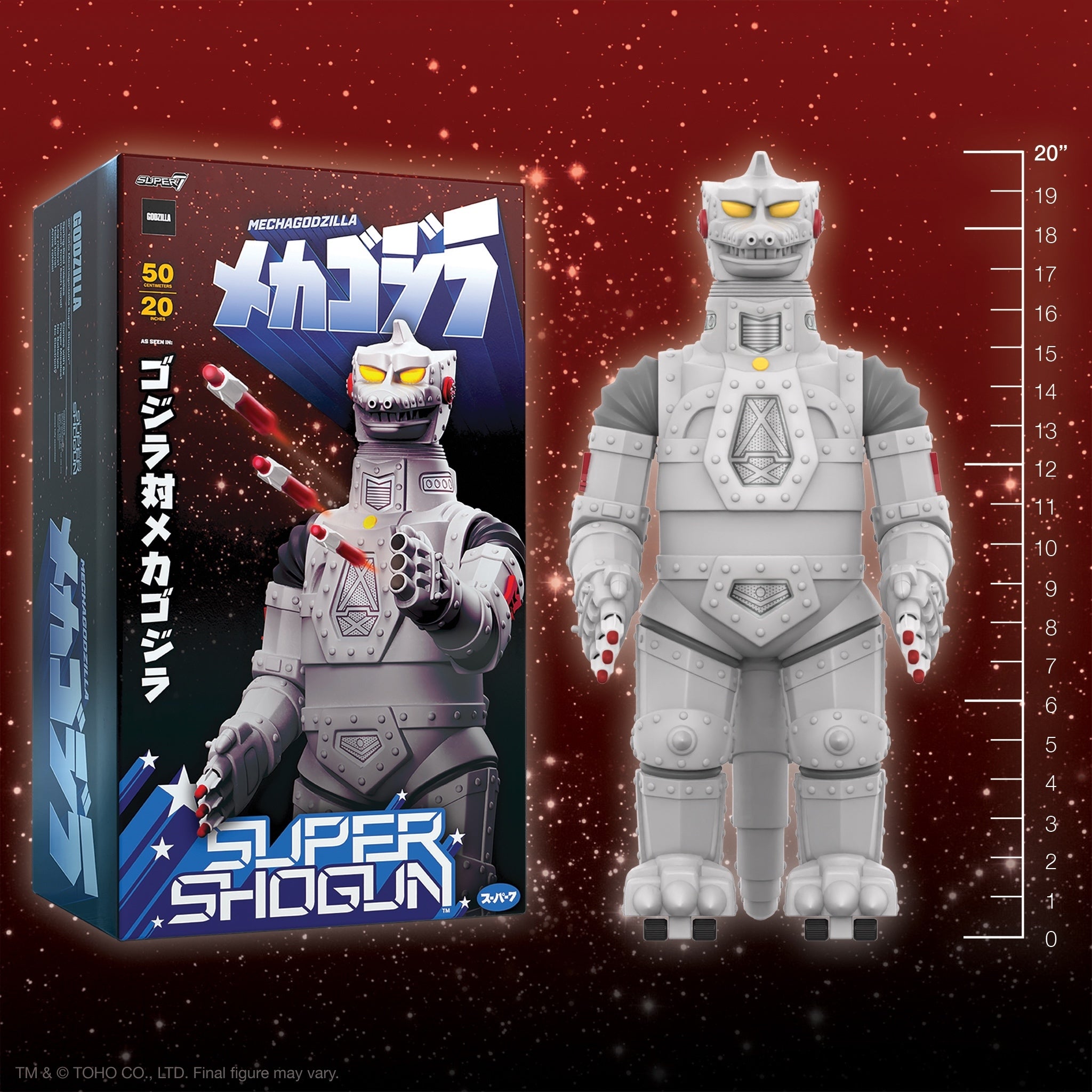Toho Super Shogun Series Mechagodzilla Action Figure Toy