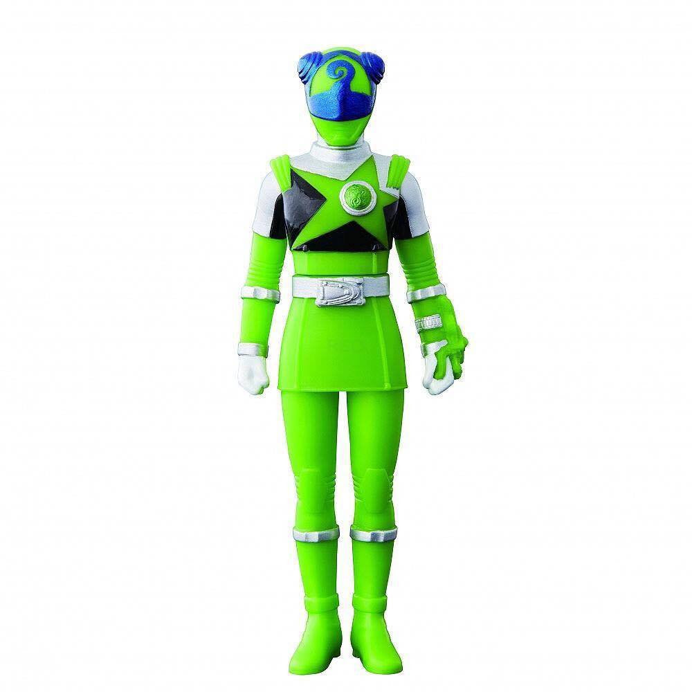 Approx 6 - inch Poseable Kyuranger SH07 Chameleon Green Vinyl Collectible Figure