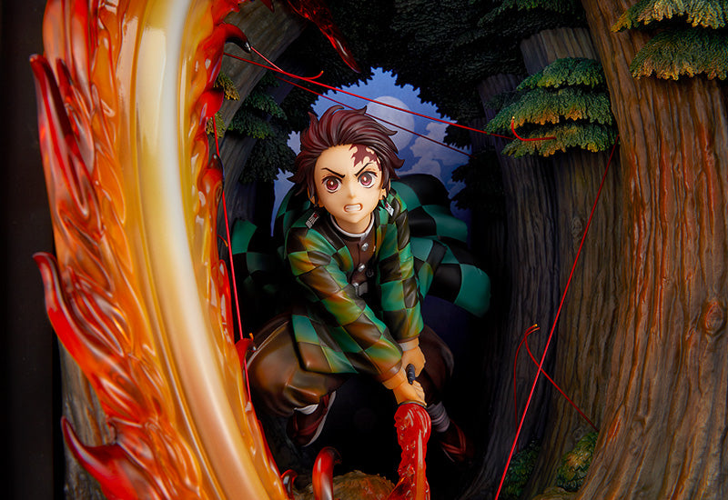 Authentic Tanjiro Kamado Figure: Hinokami Kagura Dance Pose