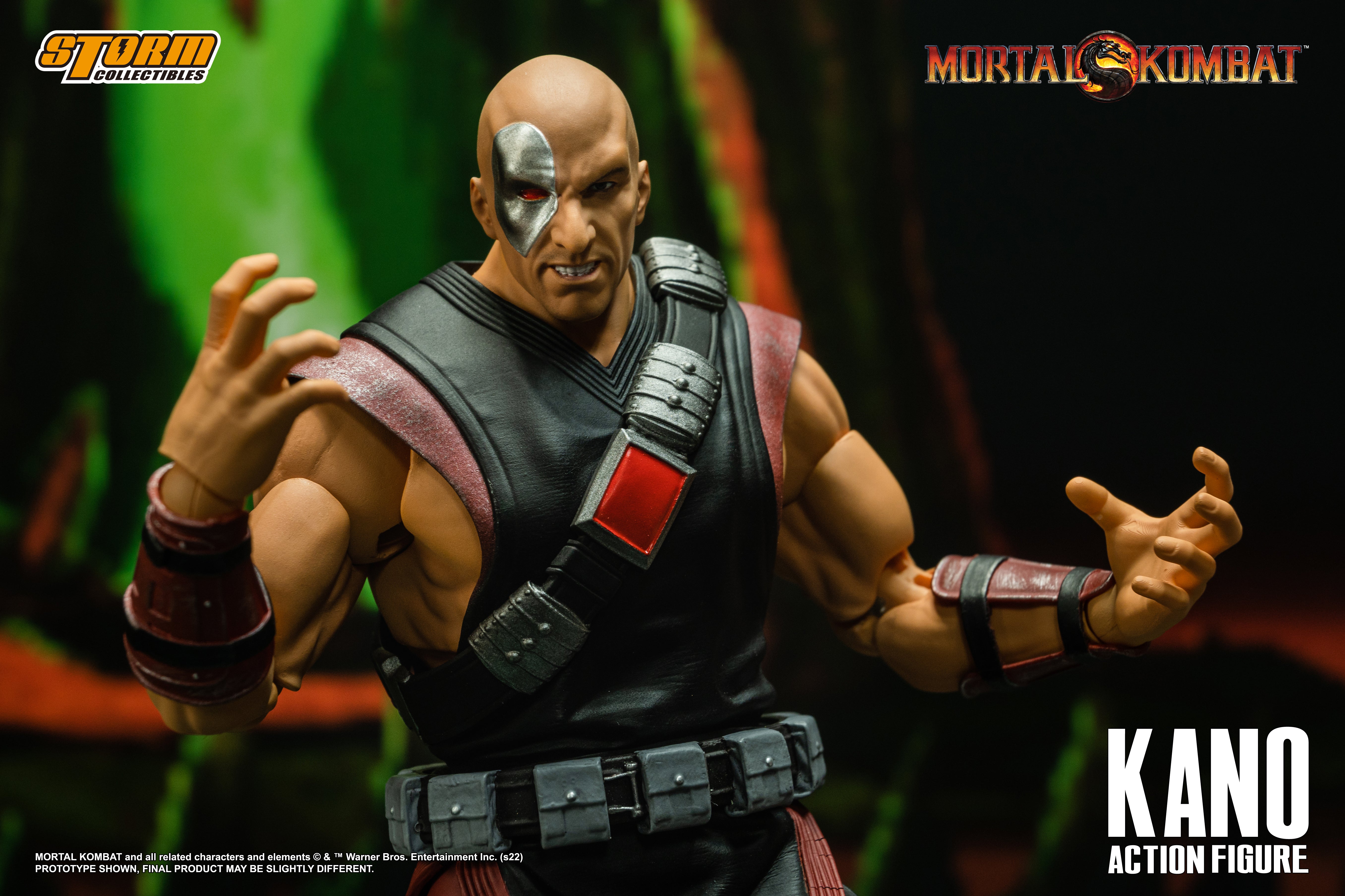 Kano Mortal Kombat Storm Highly-Detailed Collectible Action Figure