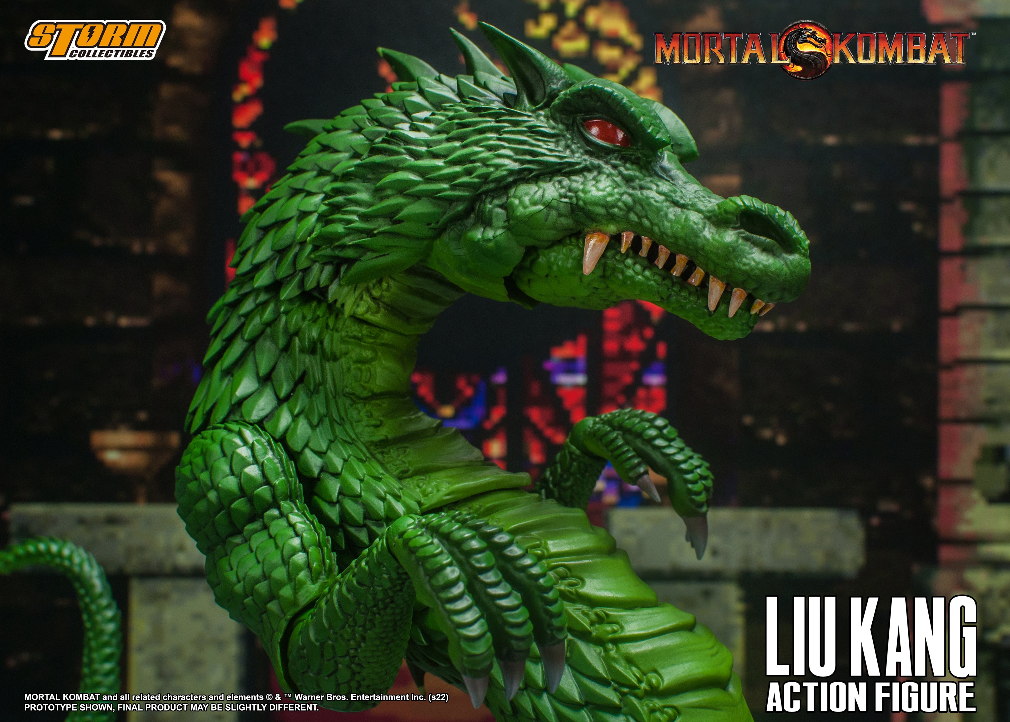 Storm Collectibles 1/12 Scale Liu Kang Action Figure from Mortal Kombat - A Highly Detailed Collectible Toy