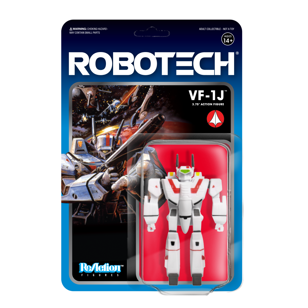 Robotech ReAction Collectible Figure of Valkyrie VF - 1J