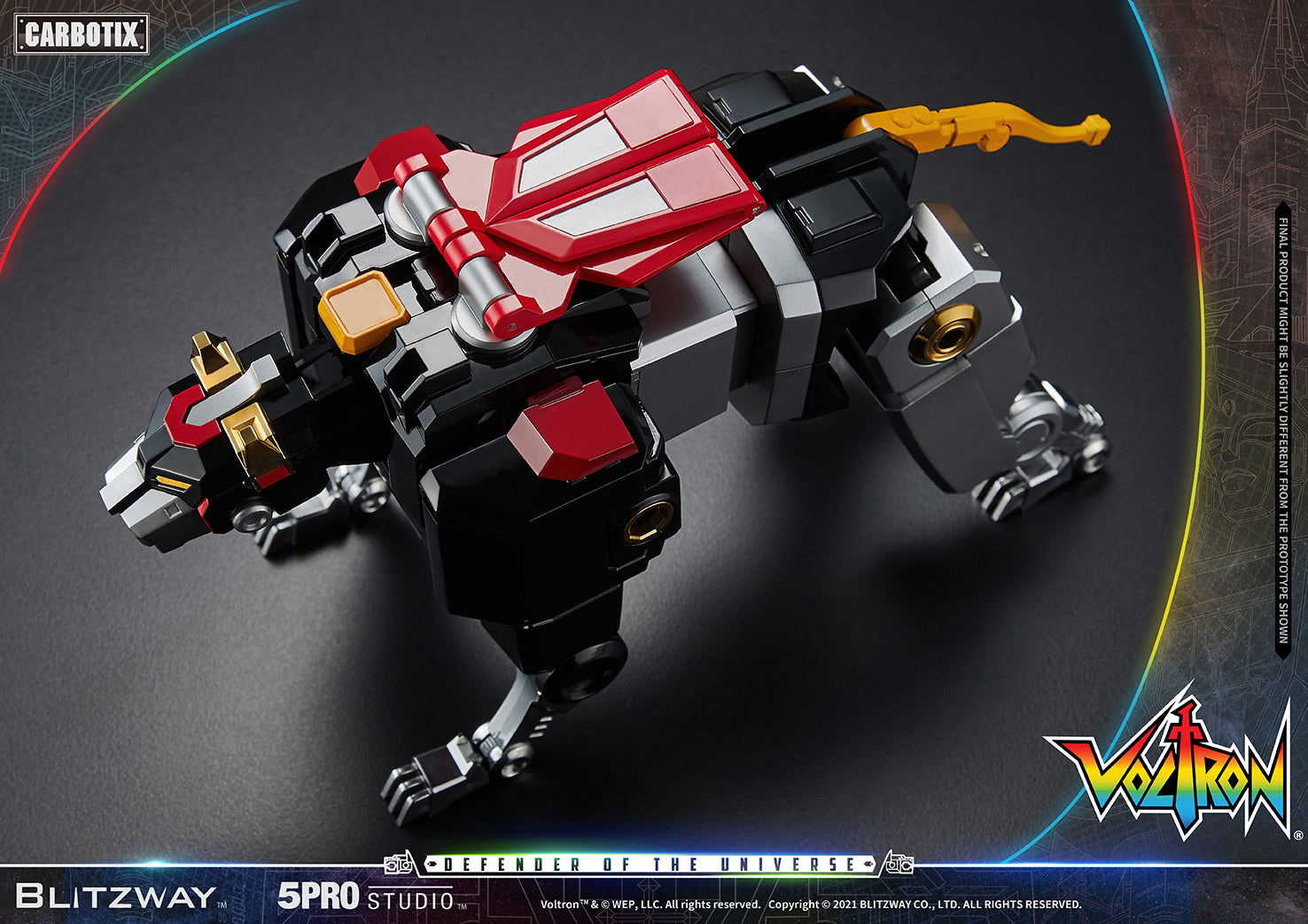 Blitzway High - Quality Collectible Carbotix Voltron Figure from Voltron Anime Series