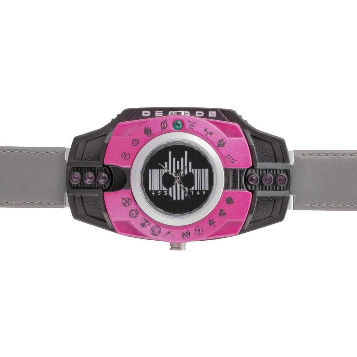 Neo Decade Water-Resistant Stainless Steel Live Action LED Watch