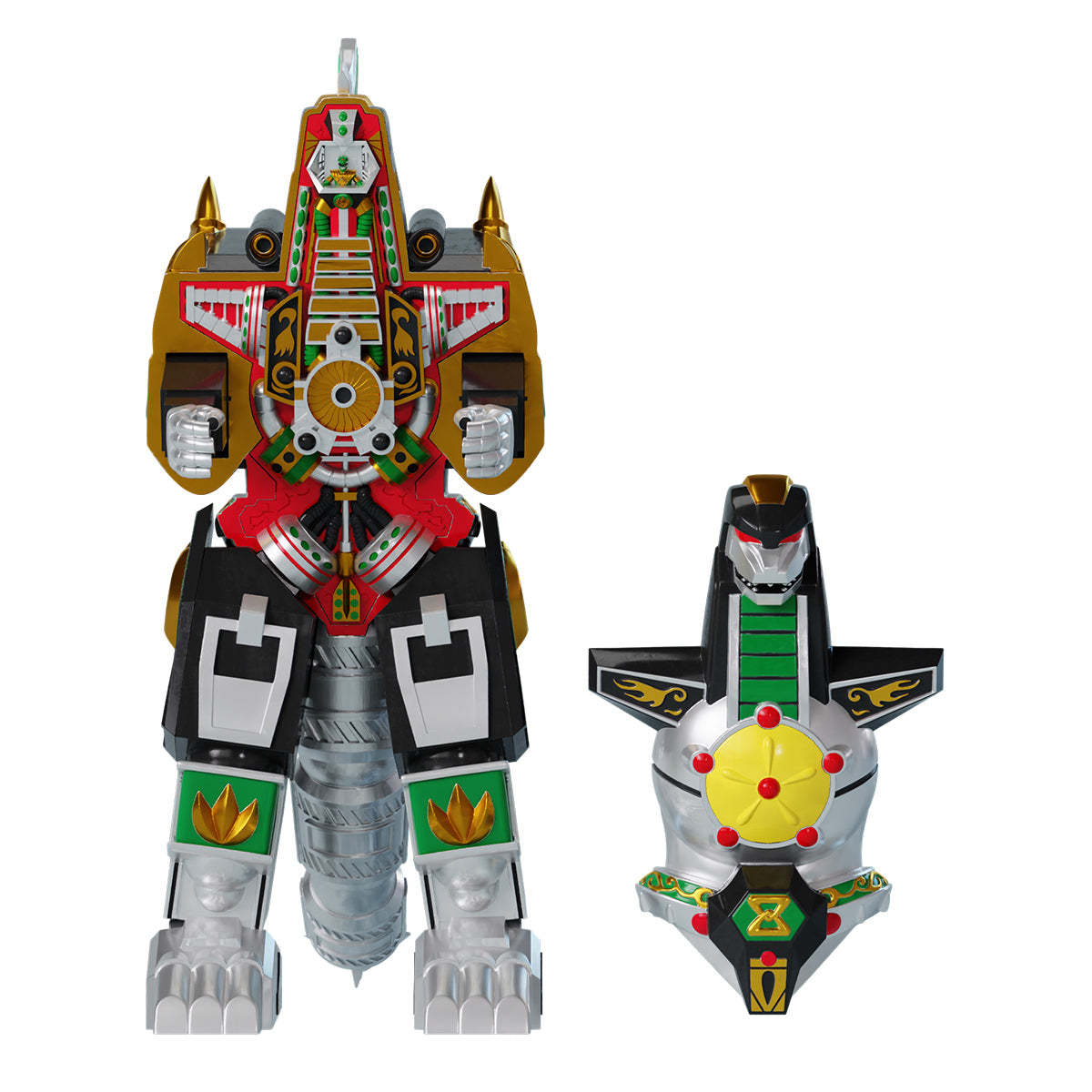 Full Color Edition - Power Rangers Super Cyborg Dragonzord with Articulation