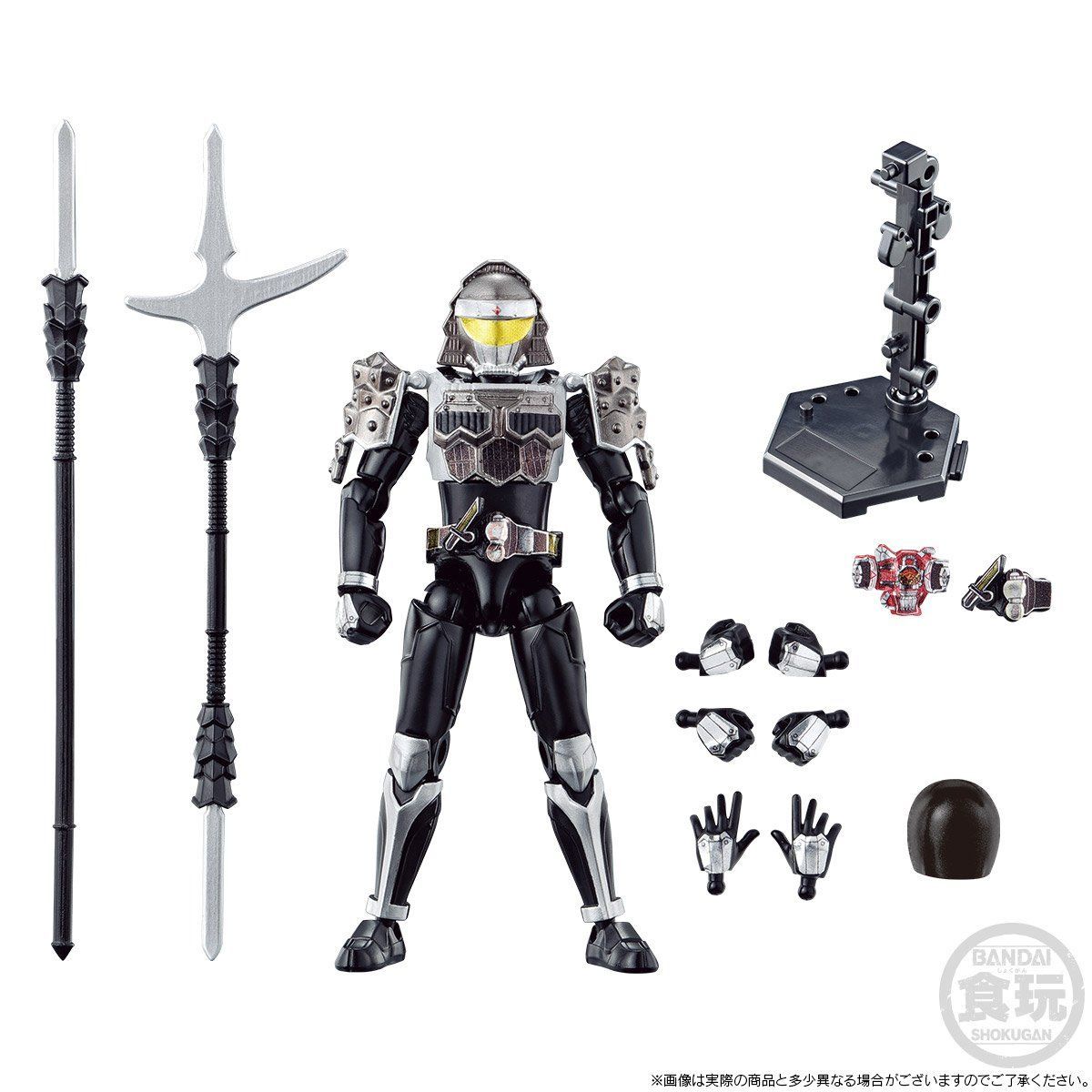 SODO Chronicle Action Figure Set Featuring Kamen Rider Kurokage and Knuckle Arms