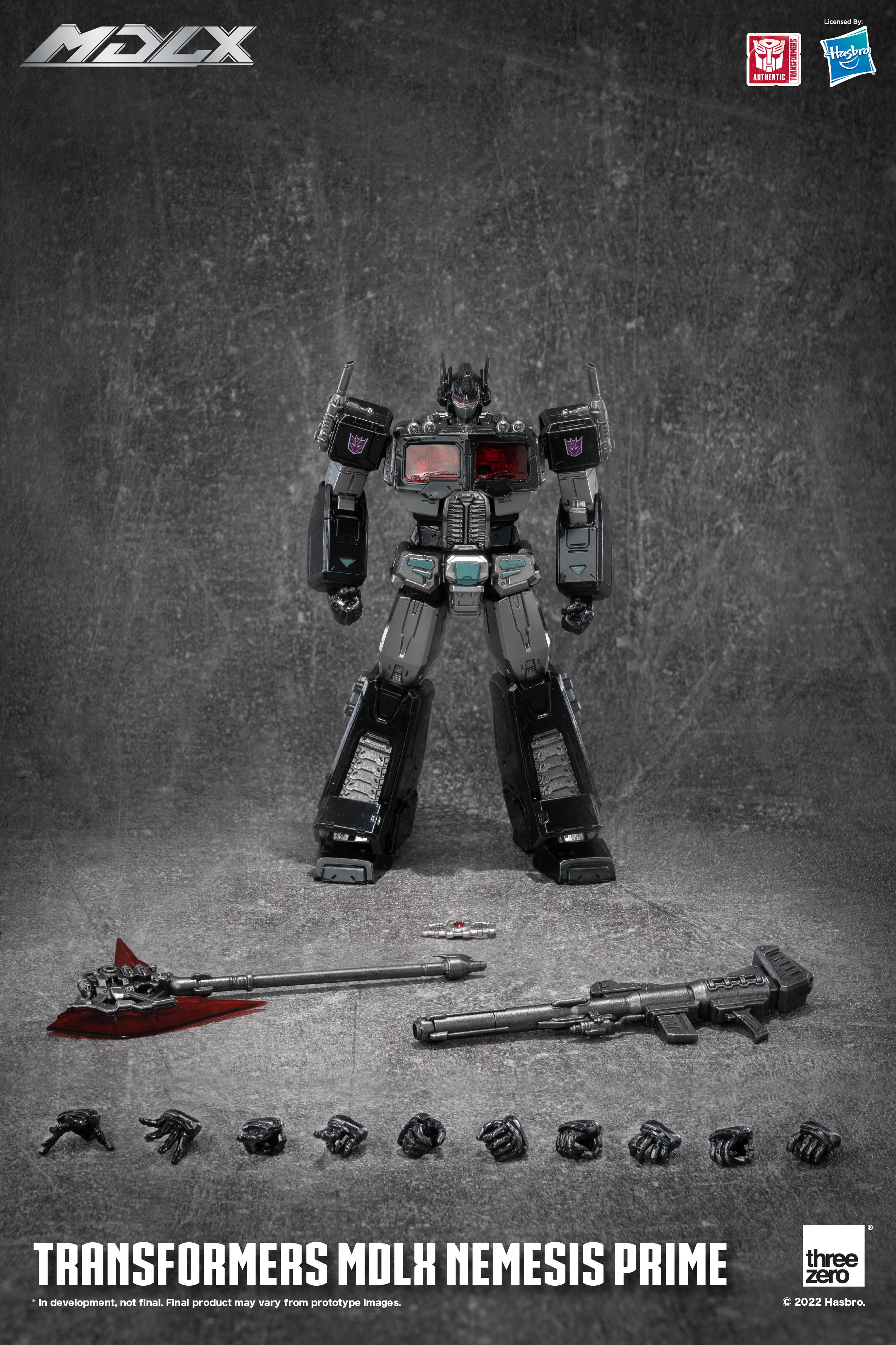 Threezero MDLX Series - 7-Inch Tall Transformers Nemesis Prime Figure