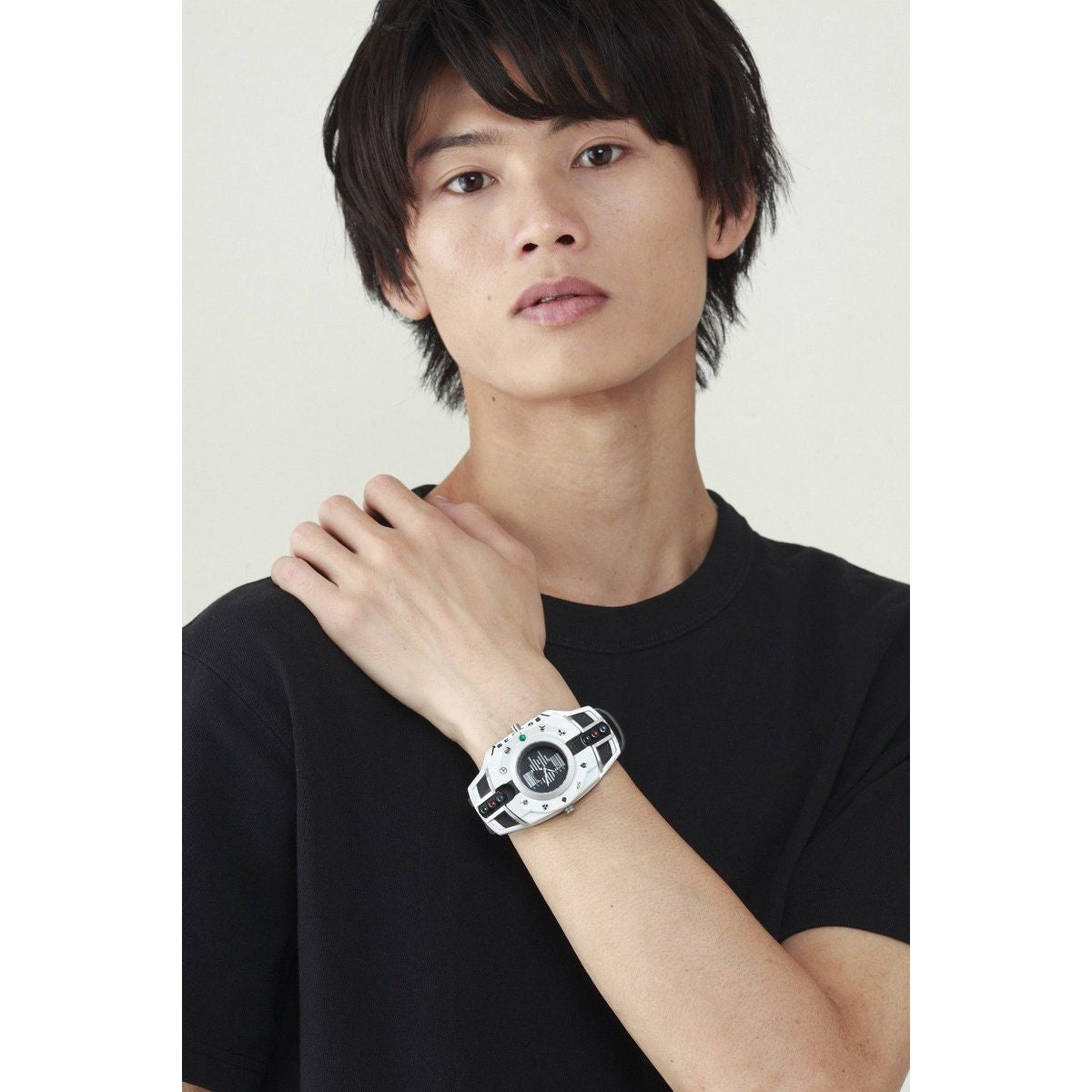 Decade Live Action Stainless Steel LED Water-Resistant Wristwatch