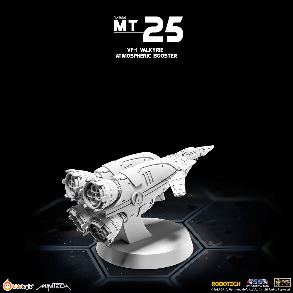 Miniature Collectible Minitech MT25 Veritech VF - 1 Valkyrie Atmospheric Booster Model