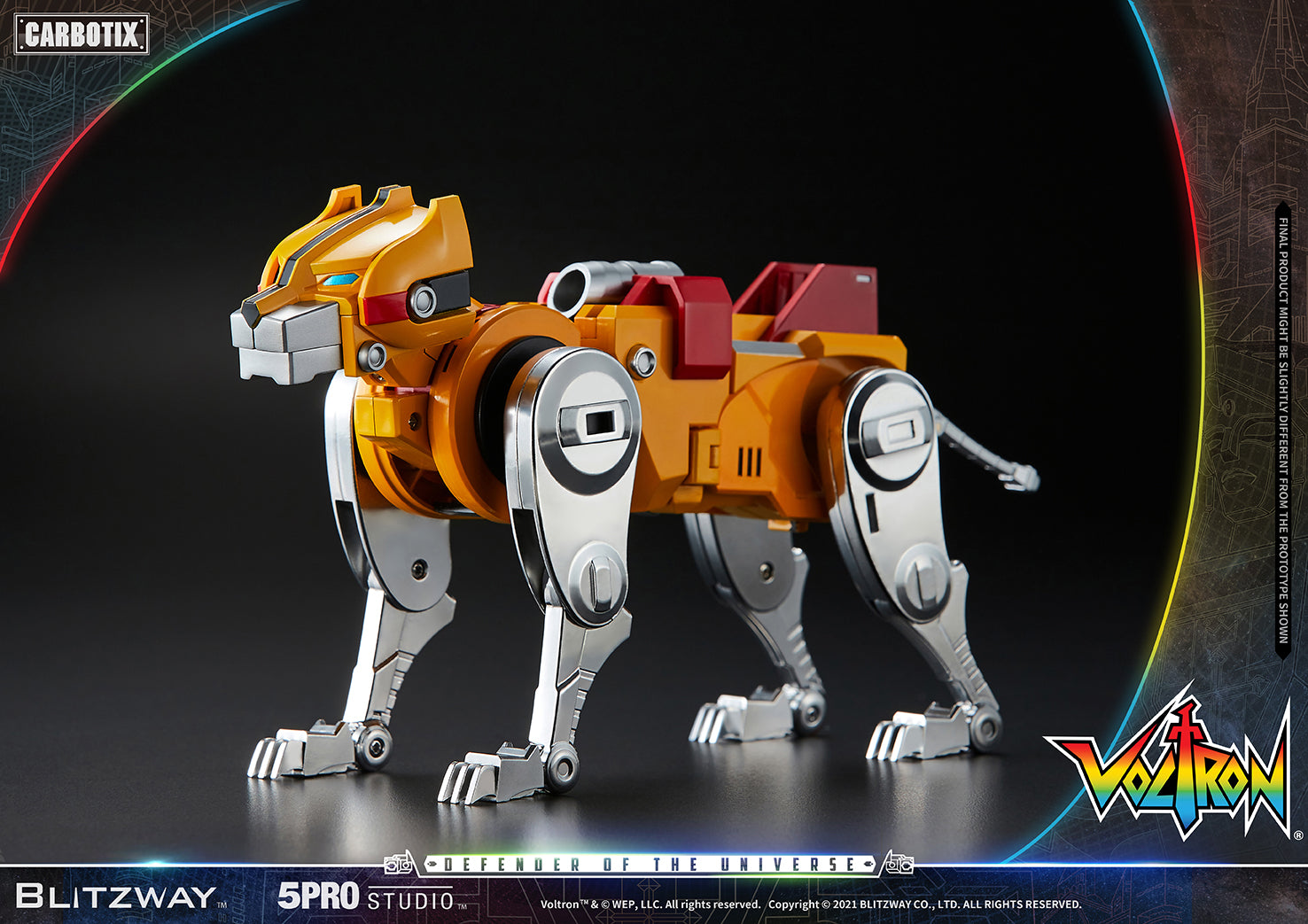 Blitzway High - Quality Collectible Carbotix Voltron Figure from Voltron Anime Series