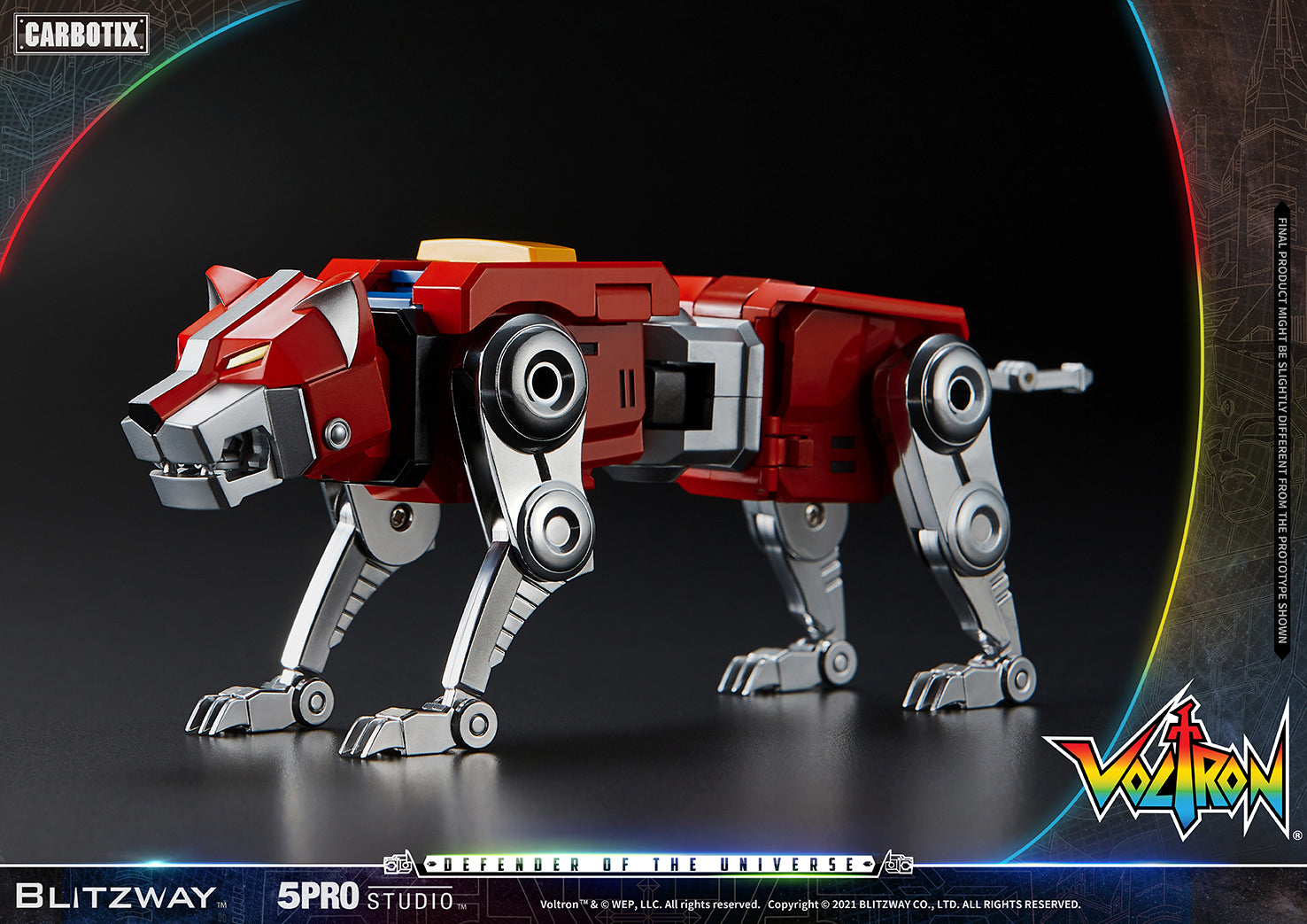Blitzway High - Quality Collectible Carbotix Voltron Figure from Voltron Anime Series