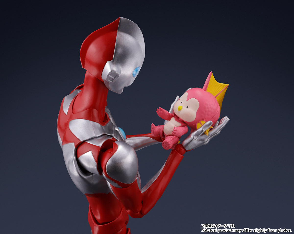 SH Figuarts Action Figures - Ultraman and Baby Monster Emi from Netflix's Animated Feature 'Ultraman Rising'