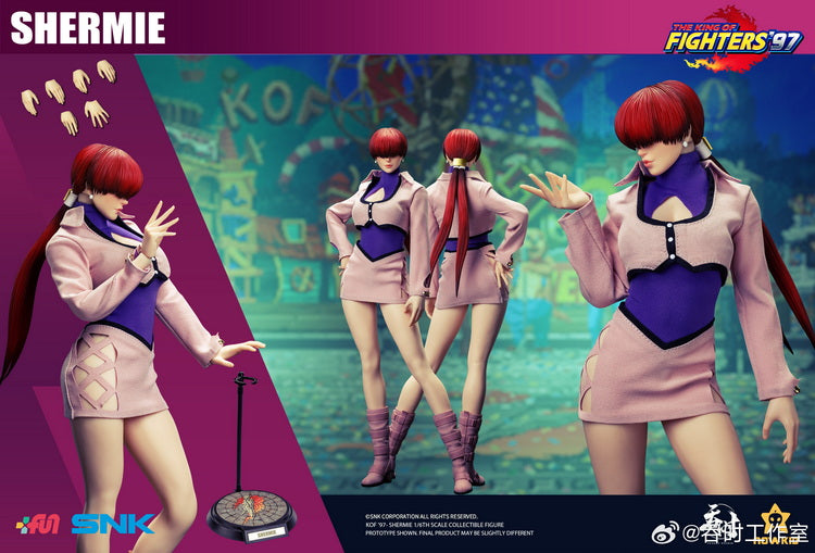 1/6 Scale Shermie Figure from King of Fighters '97 with Multiple Accessories