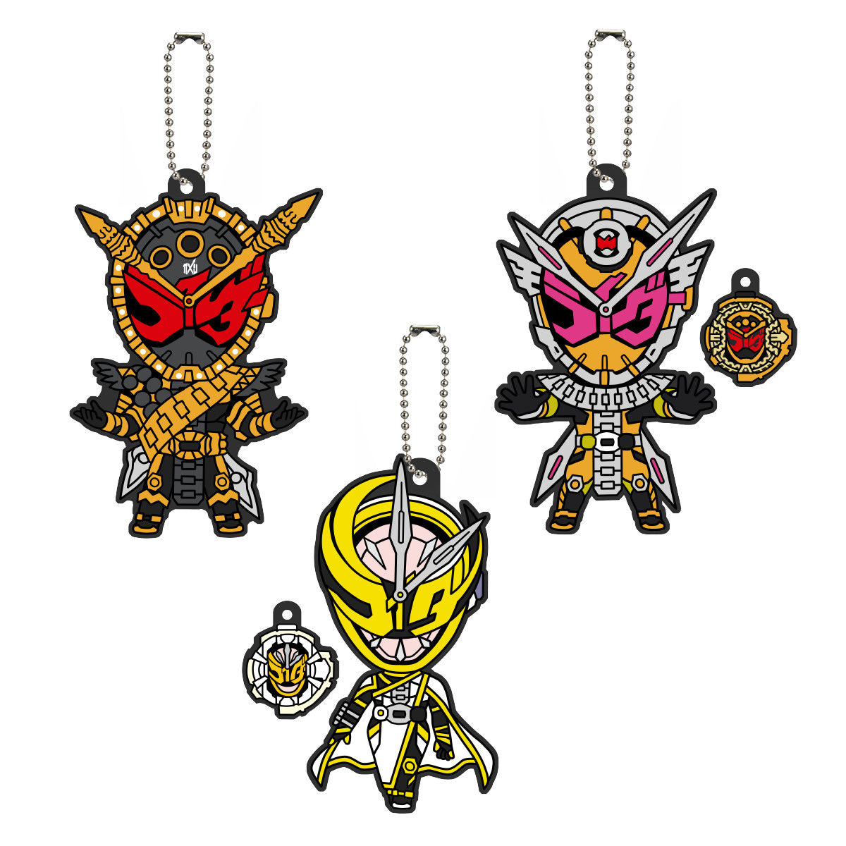 Special Set of Zi - O Rubber Mascot for Collectors