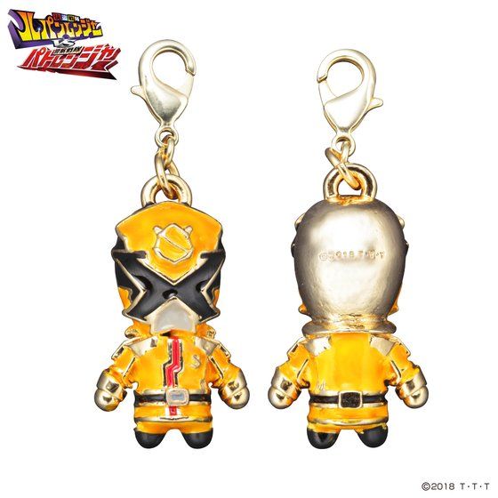 Exquisitely Hand - painted Lupinranger and Patoranger Metal Collectible Charms