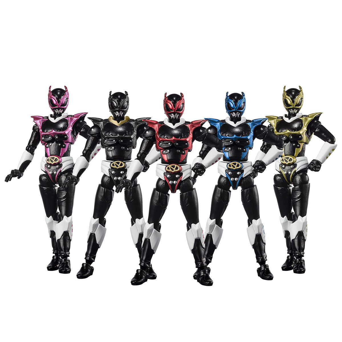 Bandai's SHODO SUPER 4-inch Jaden Sentai Neziranger Figure Set