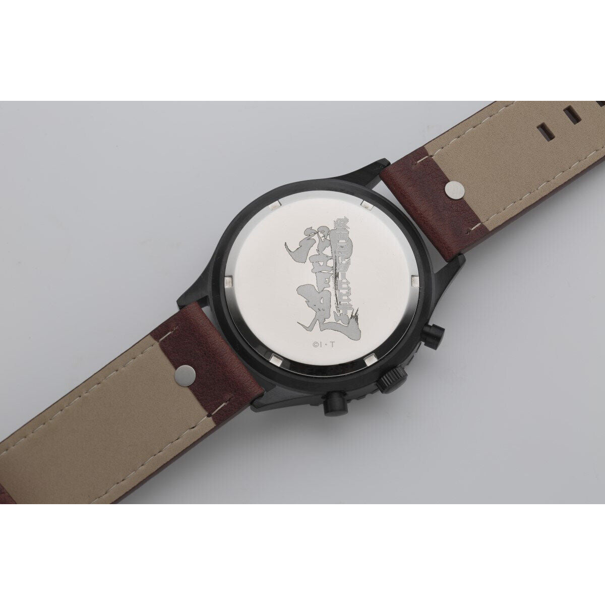 Chronograph Watch Inspired by Kamen Rider Hibiki Takeshi with Leather Strap