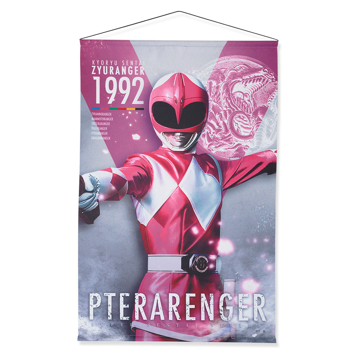 Pre - order Zyuranger Hanging Wall Tapestries for 30th Anniversary