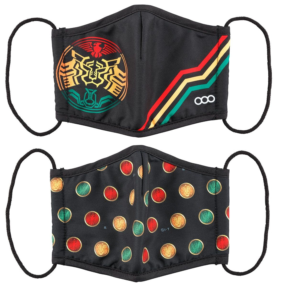 Reversible Kamen Rider OOO Double - sided Face Masks with Filter