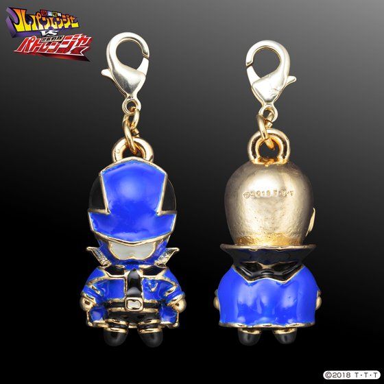 Exquisitely Hand - painted Lupinranger and Patoranger Metal Collectible Charms
